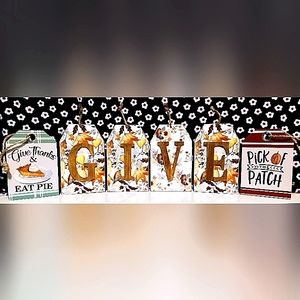 Ashland Wooden Letter Tags